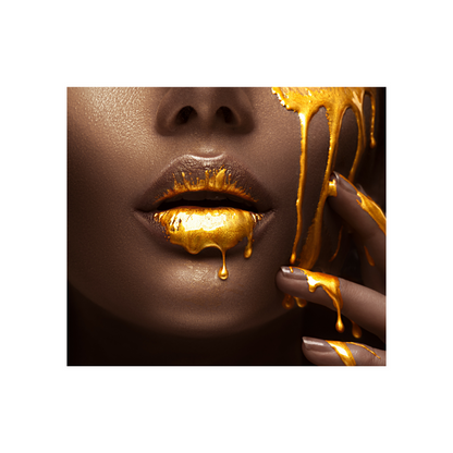 Tea Box | Gold Lips