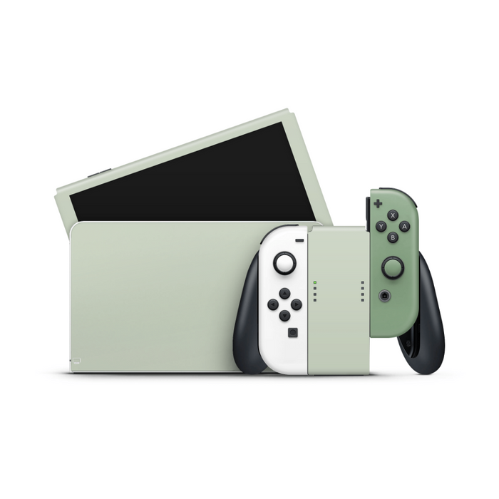Timberland Green Nintendo Switch OLED Decal Skin