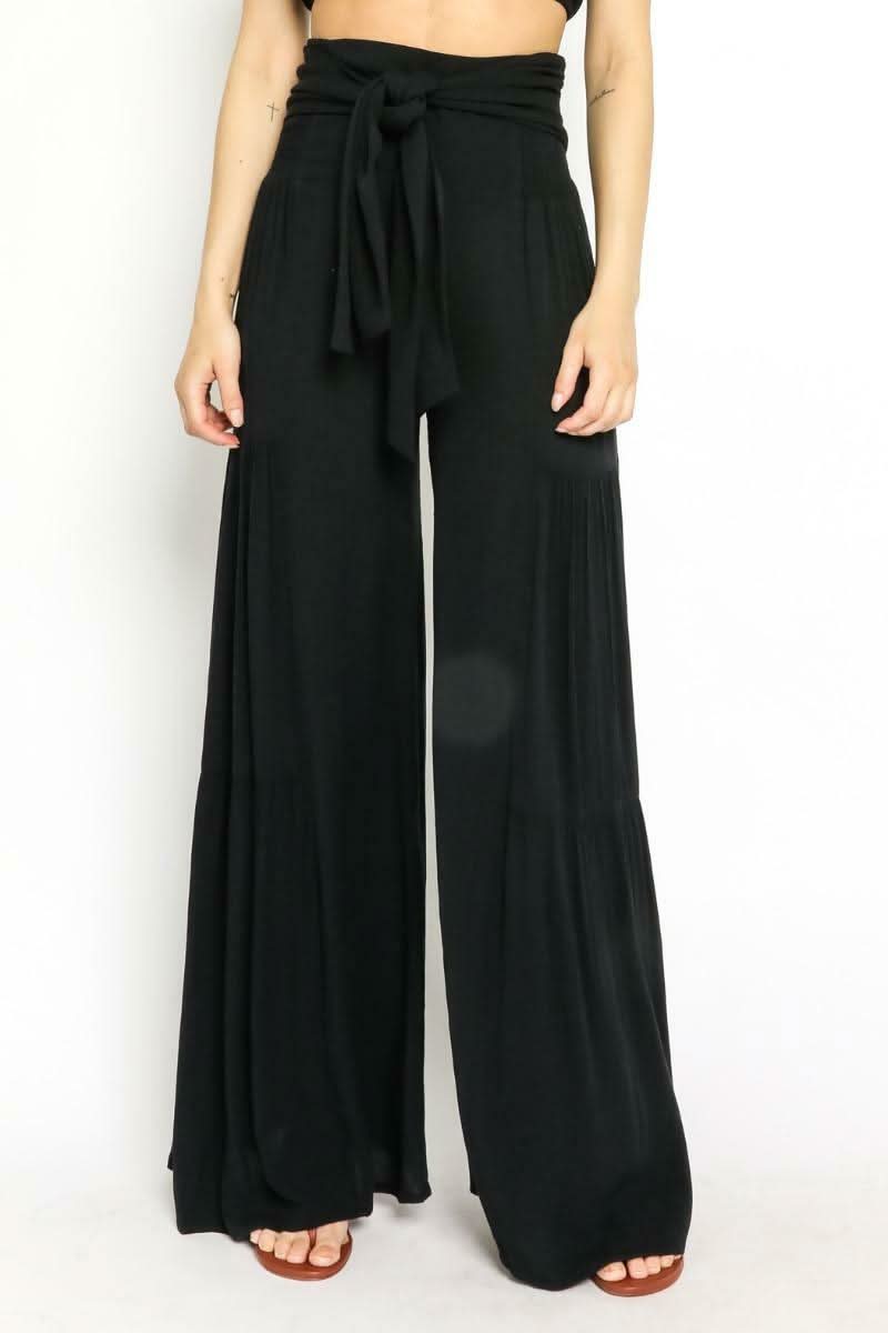By The Shore Black Two-Piece Jumpsuit