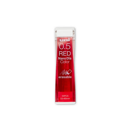 Uni Nano Dia .5mm Lead Refill - Red
