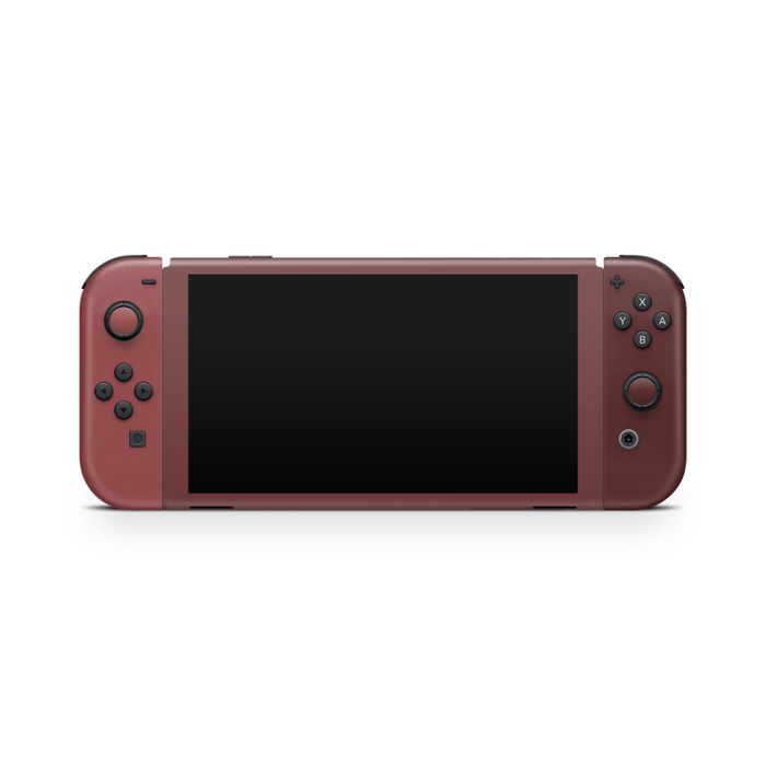 Velvet Maroon Nintendo Switch OLED Decal Skin