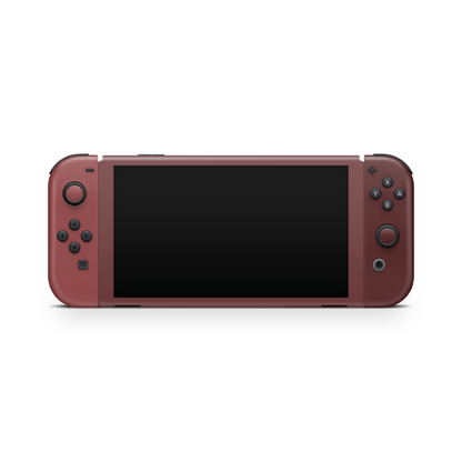 Velvet Maroon Nintendo Switch OLED Decal Skin