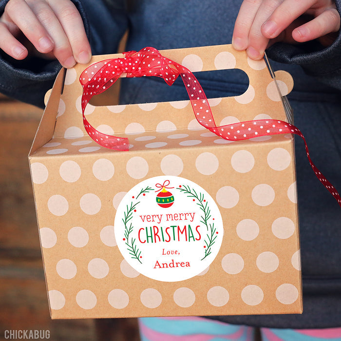 Very Merry Christmas Stickers