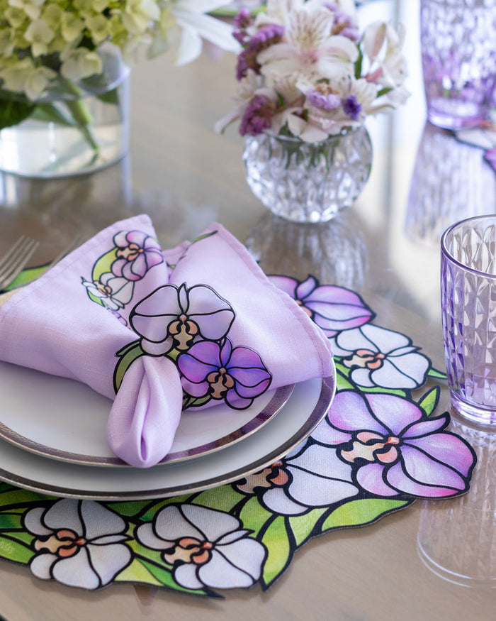 Vitral Acrylic Napkin Rings (set of 6)