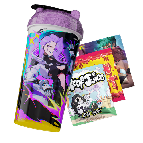 Waifu Cups x AiCandii: Cyber All Over Print Shaker - Gamer Supps