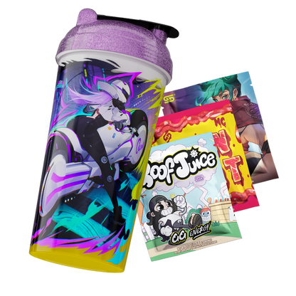 Waifu Cups x AiCandii: Cyber All Over Print Shaker - Gamer Supps