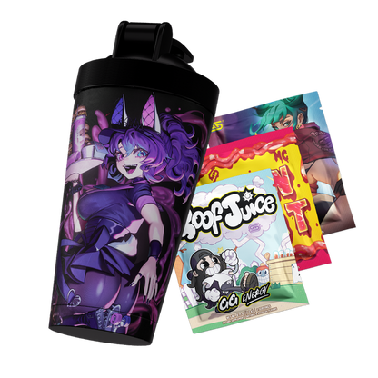 Waifu Cups x CottontailVA: Gluttony Metal Shaker - Gamer Supps