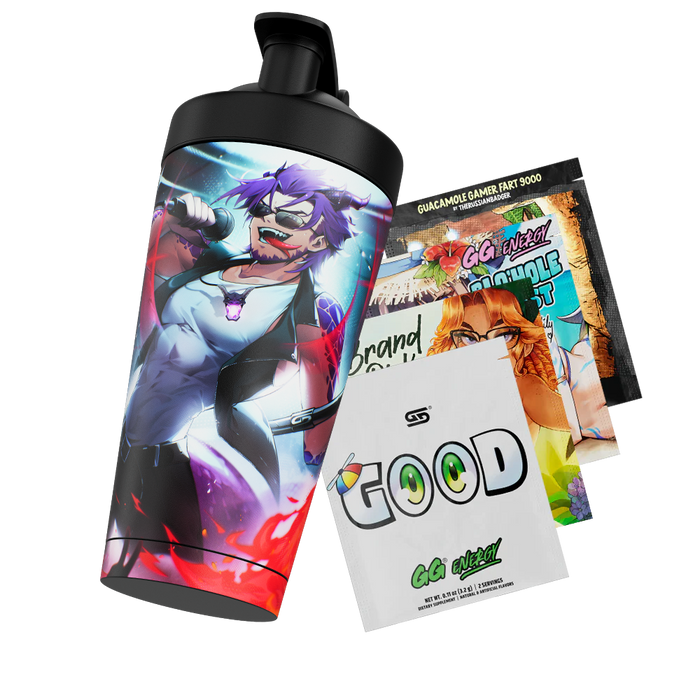 Waifu Cups x Dooley Noted: Ashen Metal Shaker - Gamer Supps