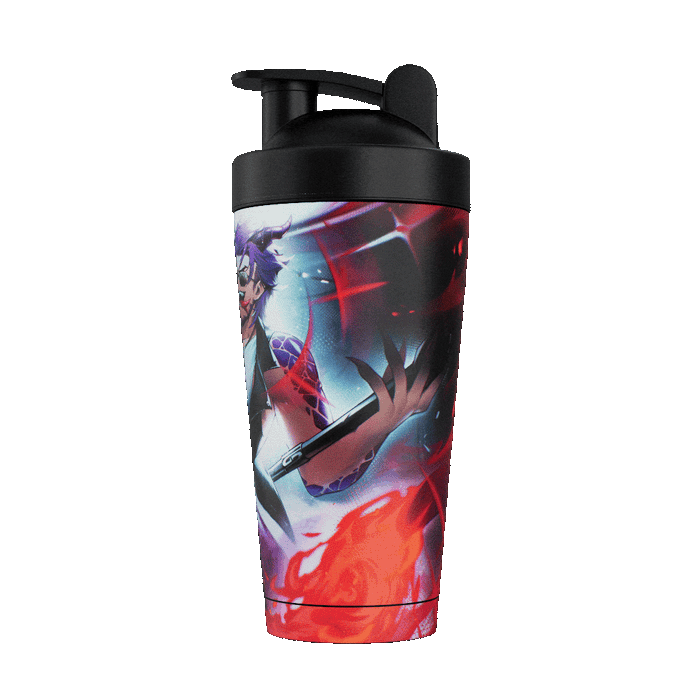 Waifu Cups x Dooley Noted: Ashen Metal Shaker - Gamer Supps