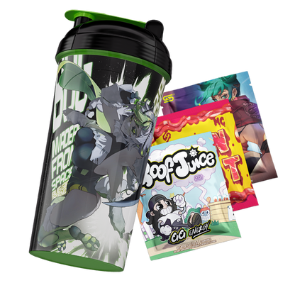 Waifu Cups x Space Invader Juniper: All Over Print Shaker - Gamer Supps