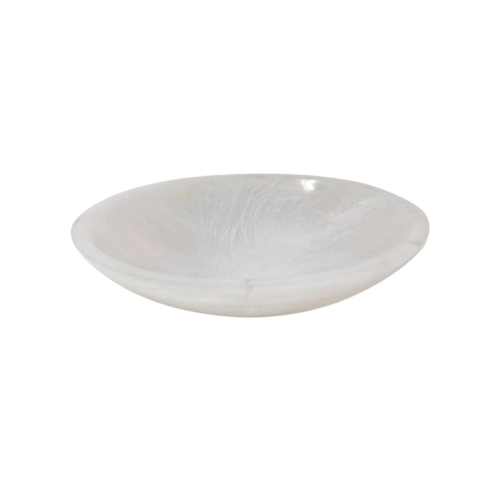 White Resin - Salad Bowl