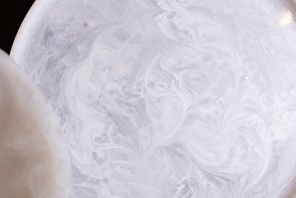 White Resin - Salad Bowl