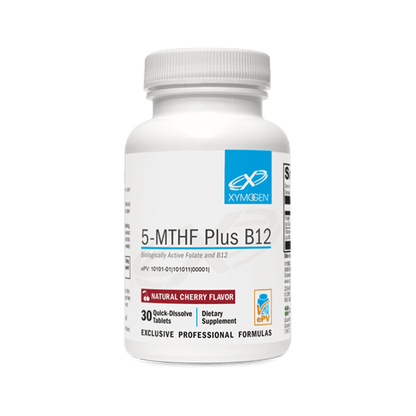 Xymogen 5-mthf plus B12 tablets